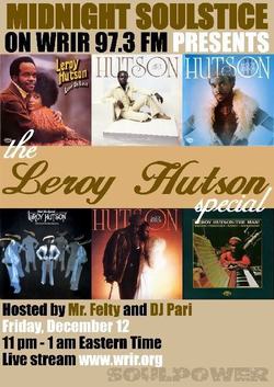 Midnight Soulstice par Dj Pari : Tribute to Leroy Hutson Midnight Soulstice par Dj Pari : Tribute to Leroy Hutson