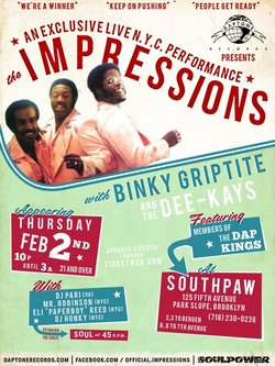 Le come back des Impressions avec les Dap-Kings Le come back des Impressions avec les Dap-Kings
